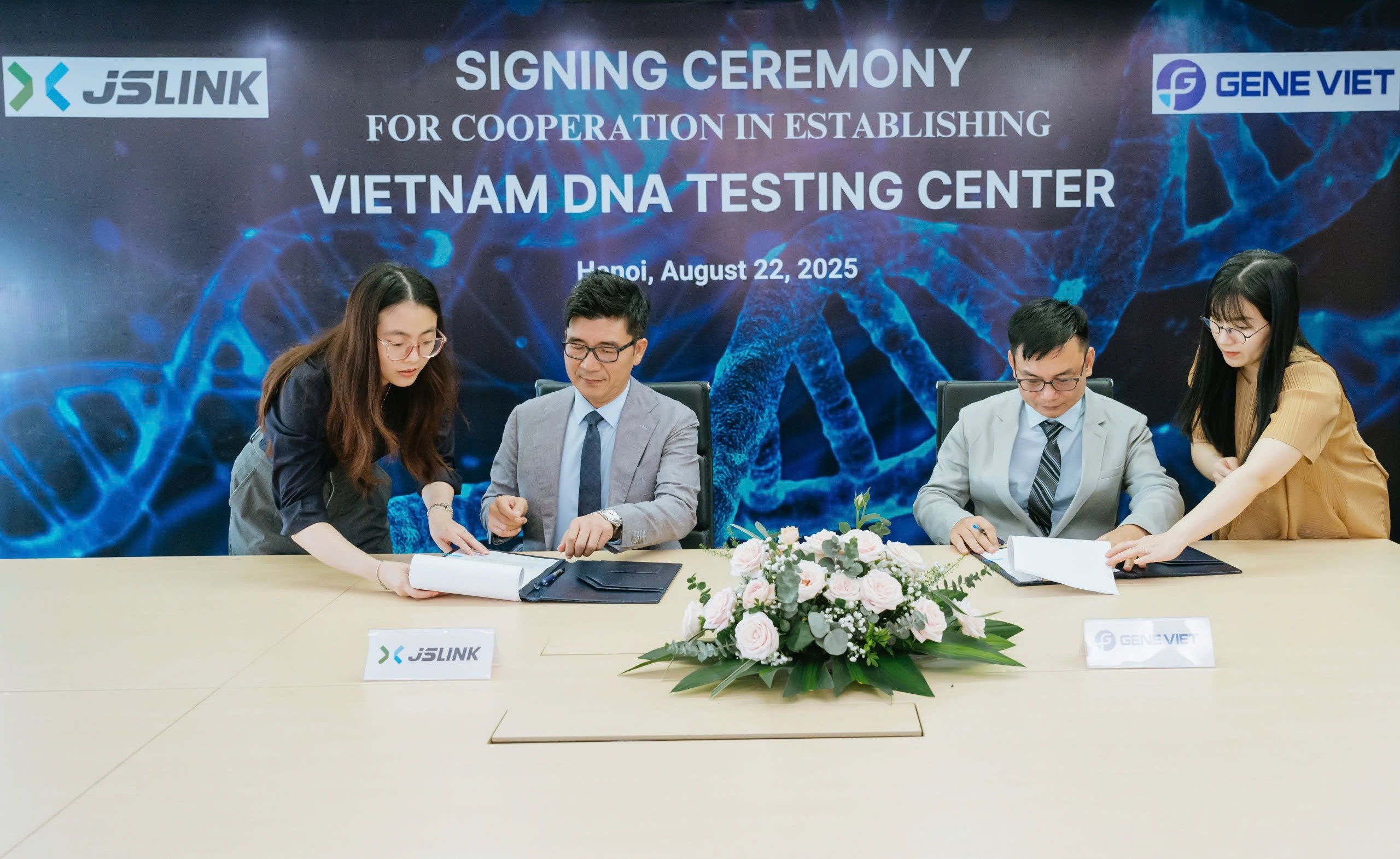 Công ty JS Link và Công ty cổ phần sinh học phân tử Gene Viet ký kết hợp tác chiến lược - 1