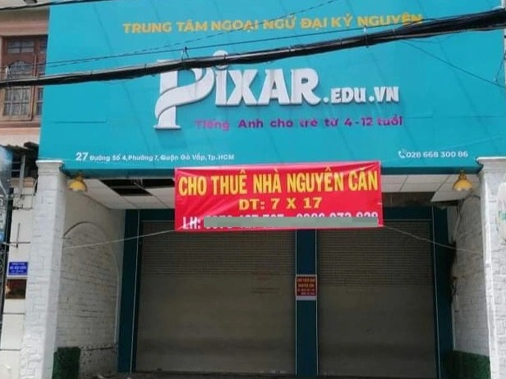 Trung tâm ngoại ngữ Pixar treo biển cho thuê nhà, mời họp phụ huynh - 2 Trung tâm ngoại ngữ Pixar treo biển cho thuê nhà, mời họp phụ huynh - 2