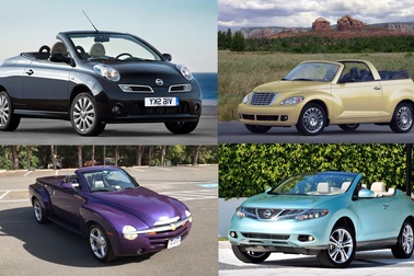 10 mẫu xe mui trần… xấu nhất mọi thời đại