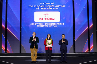 Prudential vào "Top 50 doanh nghiệp xuất sắc Việt Nam 2023"