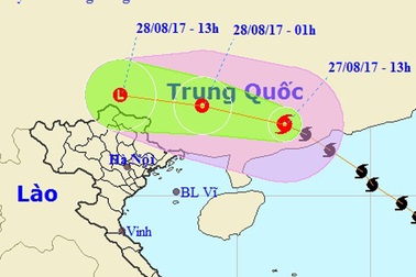 Bão số 7 đổ bộ Trung Quốc, miền Bắc sắp có mưa lớn