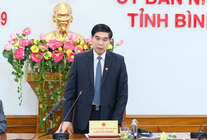 Ông Lâm Hải Giang – Phó Chủ tịch UBND tỉnh Bình Định.