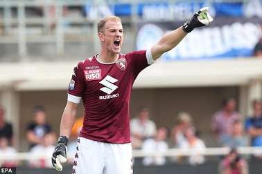 Joe Hart mắc sai lầm ngay trong ngày ra mắt Serie A