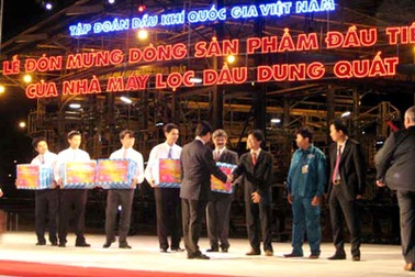 NM lọc dầu Dung Quất: hơn 9.000 tấn dầu thương phẩm ra lò 