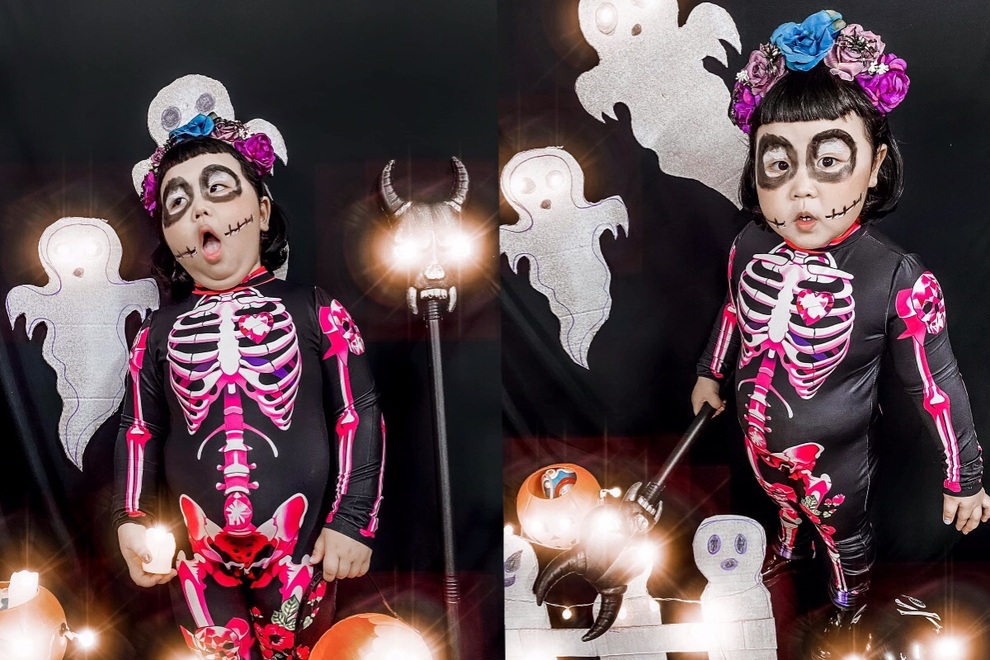 Bộ ảnh hóa trang Halloween ngộ nghĩnh của bé gái ở TPHCM - 1 Bộ ảnh hóa trang Halloween ngộ nghĩnh của bé gái ở TPHCM - 1
