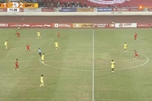 Siêu phẩm khó tin từ giữa sân ở V-League, được ví như bàn thắng của Beckham