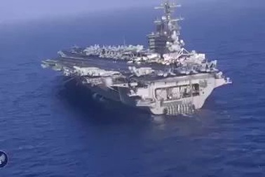 Tàu sân bay hạt nhân Mỹ lần đầu đến Israel sau 17 năm