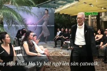 Bố mẹ siêu mẫu Hạ Vy bất ngờ lên sàn catwalk cùng dàn "mẫu béo"