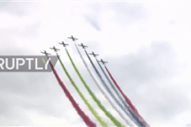 Dàn máy bay phô diễn tại triển lãm hàng không Nga MAKS-2017