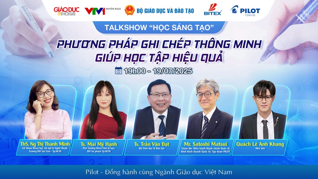 Bí quyết học hiệu quả, nhớ lâu cùng các chuyên gia tại talkshow “Học sáng tạo” - 1 Bí quyết học hiệu quả, nhớ lâu cùng các chuyên gia tại talkshow “Học sáng tạo” - 1