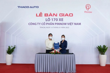 Thaco Auto bàn giao lô 170 xe cho Công ty Pinnow Việt Nam