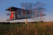 Nhà "chong chóng" tự xoay và nghiêng theo chiều gió