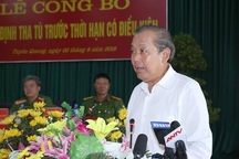 Giúp đỡ người được tha tù trước thời hạn tái hoà nhập cộng đồng