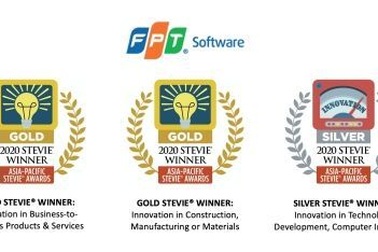 Bộ ba giải pháp và nền tảng chuyển đổi số của FPT Software đạt giải thưởng Stevie Awards