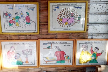 Tranh làng Sình - nét văn hóa dân gian đặc sắc xứ Huế