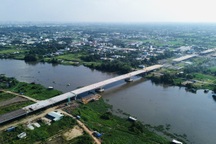 Cầu vượt sông Sài Gòn thuộc Vành đai 3 TPHCM tăng tốc về đích