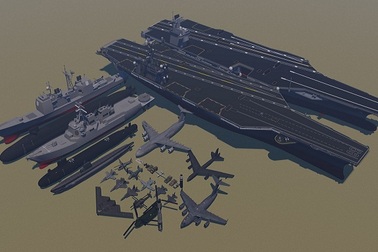 Xem đoạn video so sánh kích cỡ toàn bộ kho vũ khí Mỹ