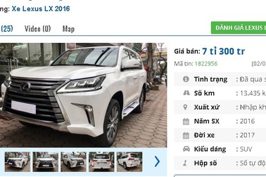 Những chiếc ô tô cũ này đang rao bán giá cao "ngất ngưởng" 7 tỷ đồng tại Việt Nam