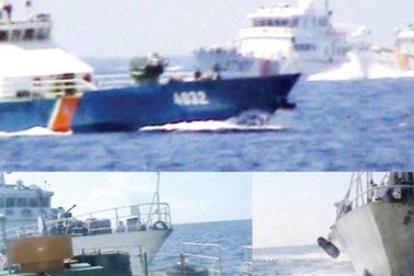 TƯỜNG THUẬT: Trong vòng vây tàu hộ vệ tên lửa Trung Quốc