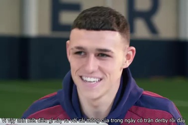 Phil Foden chia sẻ về trận derby Manchester