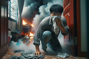 Cháy nhà trọ ở Trung Kính: Khăn ướt cứu mạng người như thế nào?