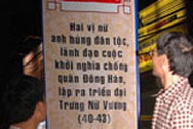141 banner “Dân ta biết sử ta” đã bị lấy cắp