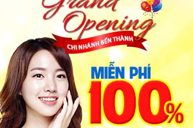 Bệnh viện Thẩm Mỹ Hàn Quốc khai trương chi nhánh Bến Thành-Miễn phí 100% Dịch vụ