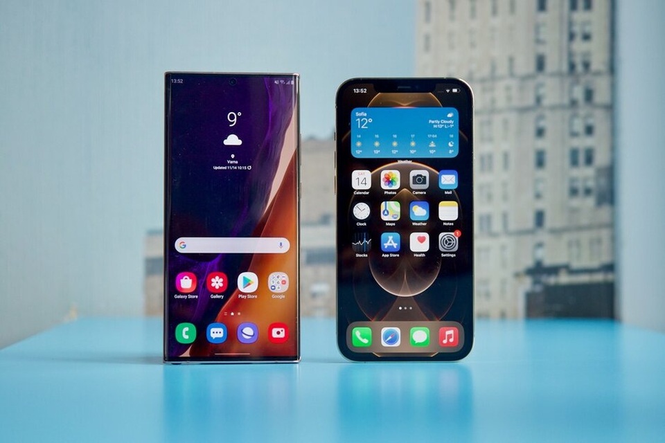 iPhone 12 Pro Max đọ dáng cùng Samsung Galaxy Note20 Ultra - 4 iPhone 12 Pro Max đọ dáng cùng Samsung Galaxy Note20 Ultra - 4