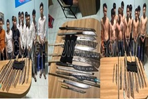 Ngăn chặn 2 nhóm thanh niên mang hung khí hỗn chiến