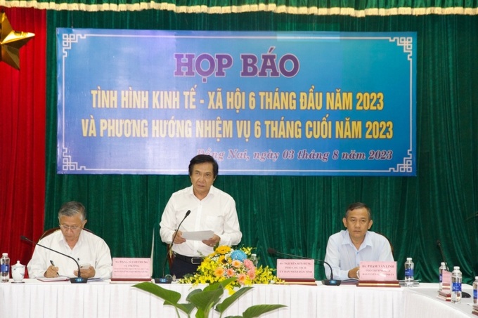 Họp báo Tình hình kinh tế xã hội, quốc phòng-an ninh 6 tháng đầu năm và thông báo một số nhiệm vụ trọng tâm 6 tháng cuối năm 2023.