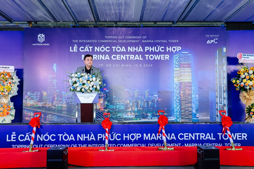 Masterise Homes cất nóc Marina Central Tower - tòa tháp thương mại tại Grand Marina, Saigon - 3 Masterise Homes cất nóc Marina Central Tower - tòa tháp thương mại tại Grand Marina, Saigon - 3