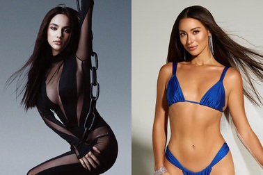 Phong cách nóng bỏng của hai hot girl lai Tây đang gây chú ý trên mạng