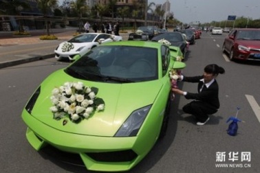 Đám cưới siêu xe tại Trung Quốc