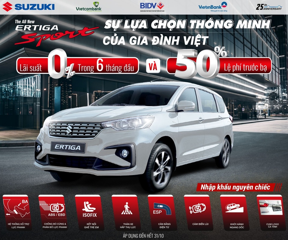 Doanh số tăng trưởng mạnh, Suzuki “chiêu đãi” khách hàng khuyến mãi lớn - 3 Doanh số tăng trưởng mạnh, Suzuki “chiêu đãi” khách hàng khuyến mãi lớn - 3