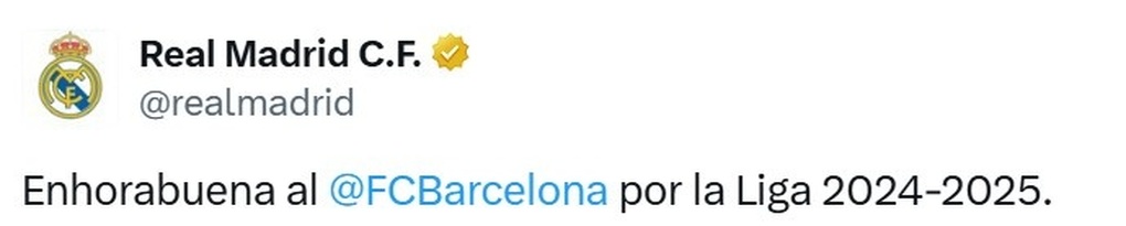 Phản ứng bất ngờ của Real Madrid khi Barcelona vô địch La Liga - 1 Phản ứng bất ngờ của Real Madrid khi Barcelona vô địch La Liga - 1