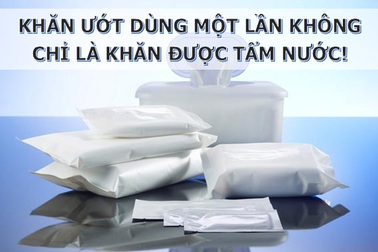 Kích ứng, hen suyễn, ung thư từ thói quen lạm dụng khăn ướt dùng một lần