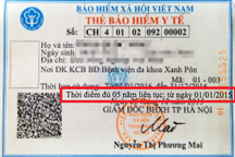 Kỳ 1 - Dòng chữ “Thời điểm đủ 5 năm …” trên thẻ BHYT có ý nghĩa gì?