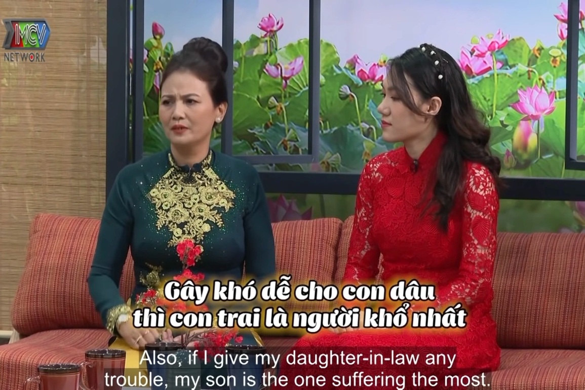 Con dâu cá tính khóc thành sông khi lên sóng trò chuyện cùng mẹ chồng - 1