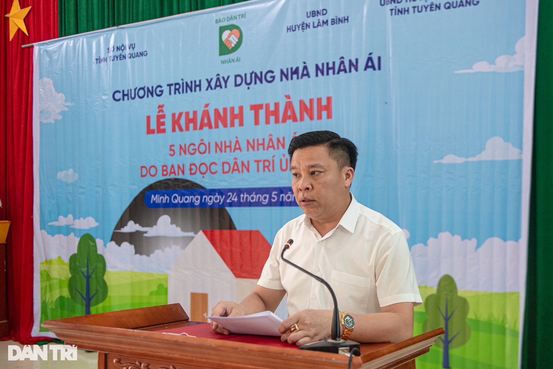 Báo Dân trí khánh thành 5 ngôi nhà Nhân ái tại Tuyên Quang - 8 Báo Dân trí khánh thành 5 ngôi nhà Nhân ái tại Tuyên Quang - 8