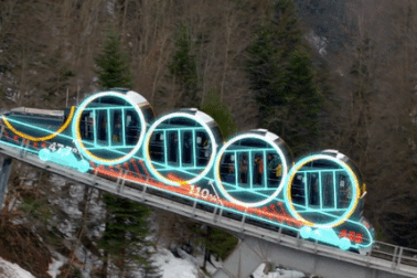 Tuyến đường sắt bất chấp trọng lực, đi trên độ dốc 110% như thẳng đứng