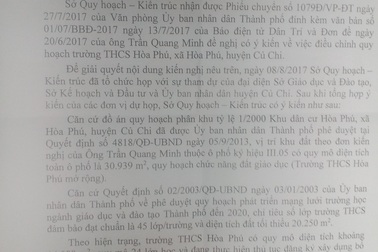 Sở Quy hoạch & Kiến trúc TPHCM trả lời khiếu nại quy hoạch “treo”: Sẽ điều chỉnh quy hoạch!