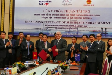 Australia viện trợ 24 triệu USD xây dựng các dự án giao thông tại Việt Nam