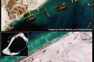 Trung Quốc tiếp tục xây sân bay trên đá Subi