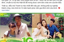 Bảo Thanh nịnh chồng công khai, úp mở chuyện mang bầu lần hai