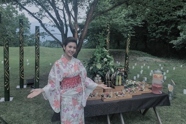 Á hậu quốc tế Thúy Vân xinh đẹp trong bộ kimono