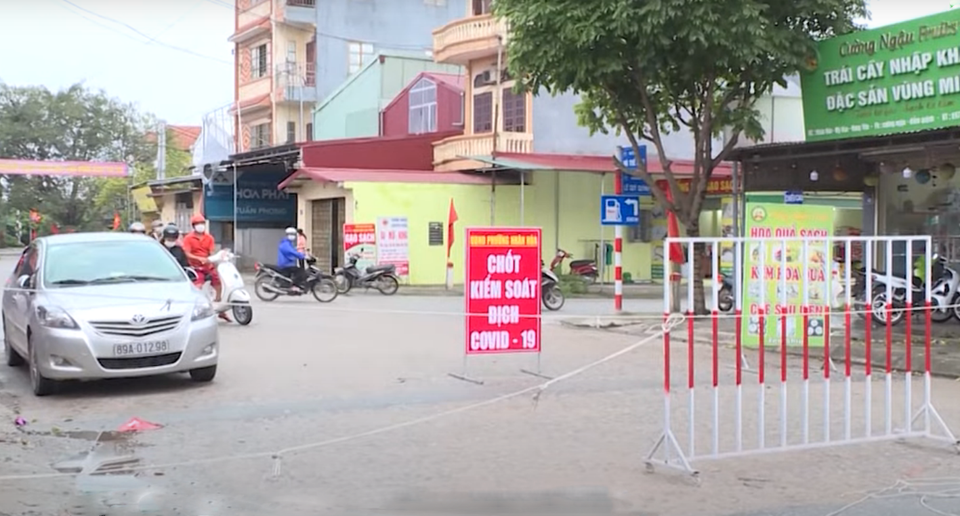 Hưng Yên phong tỏa cụm dân cư, giãn cách xã hội xã Cẩm Xá - 1 Hưng Yên phong tỏa cụm dân cư, giãn cách xã hội xã Cẩm Xá - 1