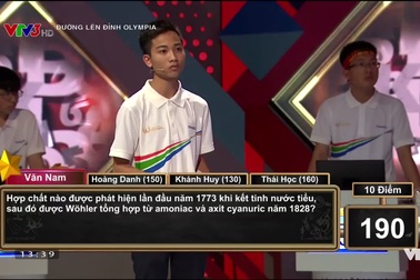 Trần Văn Nam có chiến thuật hợp lý, giành chiến thắng cuộc thi tháng Olympia