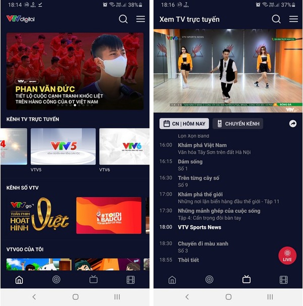Cách xem trực tiếp đội tuyển Việt Nam thi đấu trên smartphone và máy tính - 3 Cách xem trực tiếp đội tuyển Việt Nam thi đấu trên smartphone và máy tính - 3