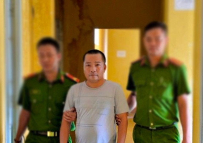 Nguyễn Thanh Bình bị bắt (Ảnh công an cung cấp)