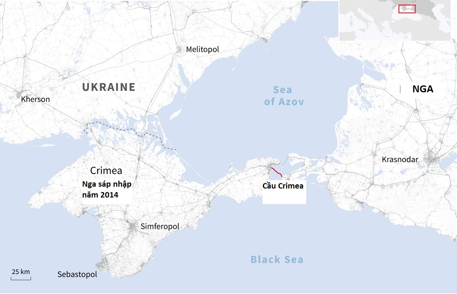 Nỗ lực phòng vệ của Nga trước các vụ tấn công vào cầu Crimea huyết mạch - 4 Nỗ lực phòng vệ của Nga trước các vụ tấn công vào cầu Crimea huyết mạch - 4